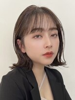 ノイ(noi) 顔周りレイヤーカットくびれヘアミルクティーベージュカラー