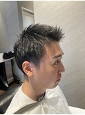 ツーブロックショート
