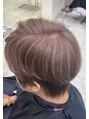クレア 座間(CREA ZAMA)&nbsp;細かいハイライトで白髪をぼかして全体を明るくします！