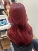 ブリーチなしダブルカラー/チェリーレッド