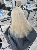 抜きっぱなしブロンドハイトーンロング成増