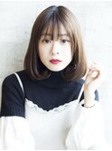 小顔ナチュラルボブ◎くすみベージュ◎髪質改善/20代～50代