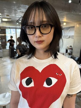 ナループロア ルームー(Nalu pu loa ROOMOO) 海外風レイヤーカット/レイヤーミディアム/透明感カラー