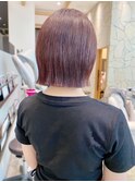 切りっぱなしボブ*ミニボブ*髪質改善*縮毛矯正*酸性ストレート