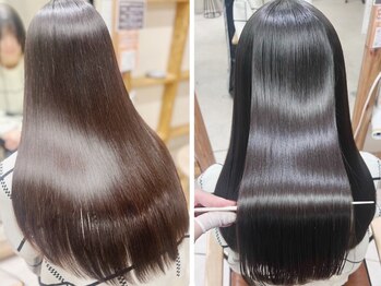 チェレ ロッソ 金剛店(Chere rosso)の写真/《髪質改善が人気》一人ひとり違う髪質や癖の強さに合わせて施術。本物の髪質改善ストレートを体験下さい♪