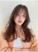 レイヤーカット/セミロング/艶カラー／学割U24