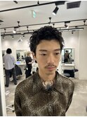 メンズカット/スパイキーショート/カラー／髪質改善