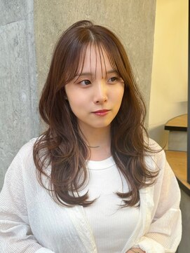 ミリ(mm) 透明感抜群！ブリーチ無し透明感ベージュ10代20代30代仙台韓国