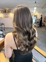 ミョンシル&nbsp;ブリーチなしオリーブグレージュ