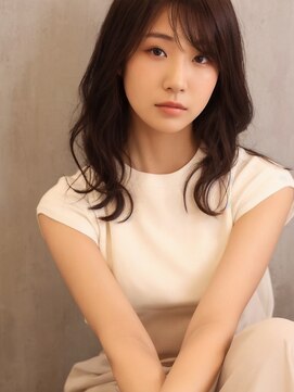 アース 市川店(HAIR & MAKE EARTH) 20代30代40代◎小顔韓国風くびれレイヤー秋カラー