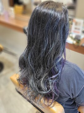 エイクス 津田沼(AQs) 黒髪カタログ/クラゲヘアー/オリーブグレー/津田沼/津田沼駅