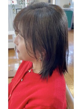 函館/グレージュ/透明感/つや髪/大人髪/ヘッドスパ