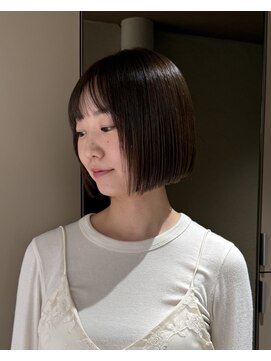 メゾンマイル 恵比寿(maison mile) #ブリーチなしダブルカラー#ワインレッド#ボルドーカラー#前髪