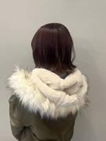 ロロネー 天満(Lolonois)&nbsp;【Lolonois天満】レイヤーボブ×カシスレッド（御輿天使羽）