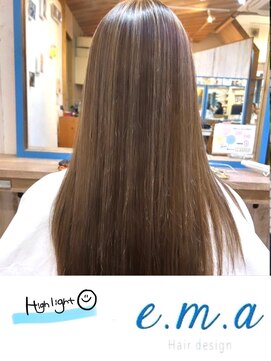 エマヘアデザイン(e.m.a Hair design) ハイライトカラー