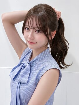 アフロート ディル(AFLOAT D'L) 大人シースルー前髪丸顔ロングハイレイヤー20代30代40代