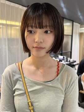 ノラ ギンザ(NORA GINZA) 切りっぱなしボブレイヤーボブ髪質改善20代30代面長銀座