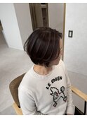 脱白髪染めハイライト/白髪ぼかし/透明感カラー/髪質改善