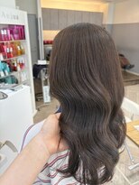 アヴァンス 広島本通店(AVANCE.)&nbsp;着物ヘア/ダークアッシュ/ミディアムレイヤーカット/広島