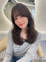 ザシー おおたかの森(The C) 20代30代40代大人可愛い・レイヤー・モカベージュ・前髪