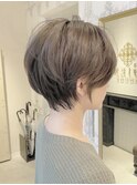 オシャレ耳掛けショート★イルミナカラーアッシュ◎山本みづき
