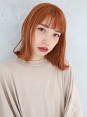  [Ravo]＊透け感オレンジベージュミディ＊
