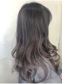 ハイライトグラデーション×ロングレイヤー