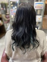 ヘアリゾートエーアイ 西日暮里店(Ai)&nbsp;エメラルドグリーンカラー