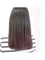 デコヘアーフラッペ(DECO HAIR frappe)&nbsp;ピンクラベンダーのグラデーションカラー　エアタッチ