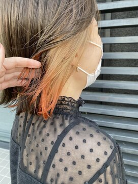 ユニヴァース 篠ノ井店(u ni verse) Bob×インナーカラー２