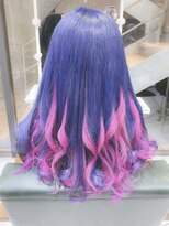 デイズ(days)&nbsp;ネイビーカラーにインナーカラーピンク