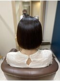 仙台D お手入れ簡単★切りっぱなしボブスタイル★伸ばしかけヘア
