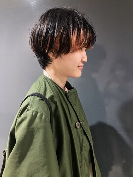 ナバロスタジオ(navarro studio) マッシュショート×インナーカラー
