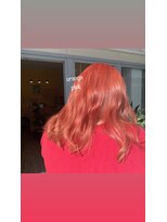 ヘアアンドリラクシングルーム アールフラン(Hair&Relaxingroom arFranc) orange pink