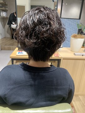エピック(epic bace) epic hair  ショートのくるくるパーマ