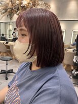 ロンドプロフィール 浦和(Lond profil)&nbsp;中川　前髪カット顔まわり似合わせ外ハネくびれレイヤーミディ