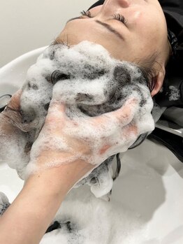 ノート ヘアーサロン(NOTE HAIR SALON)の写真/”筋膜リリースヘッドスパ”で極上のケアメニューで頭皮をすっきり！癒しの一時をぜひ・・・☆