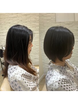 エイミーバイアフロートザガーデン 浦和店(amie by afloat the garden) 丸みショート【浦和】