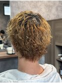 波巻きパーマサーフカールフェザーパーマスパイラルパーマ