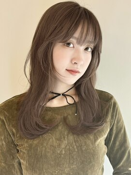 ローネス ギンザ(LONESS ginza) 姫カットレイヤー/くびれヘア/レイヤーカット/マロンベージュ