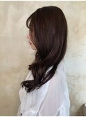 ミルクブラウン/ダークパープル/ナチュラルショート/夏/町田