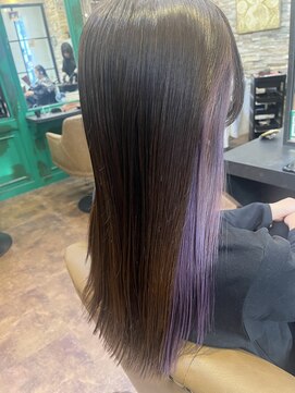 ヘアーラウンジ アンフィ 井土ヶ谷(Hair Lounge Anphi) イヤリングカラー