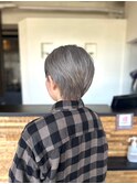 大人のかっこいい毛流れミディ エイジングケアと透明感カラー#4