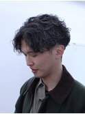 ラフ波巻きスパイラルセンターパート　京都四条河原町