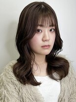 シェノン 心斎橋(CHAINON)&nbsp;ワンホンレイヤー/レイヤー/くびれ巻き/前髪/ベージュ