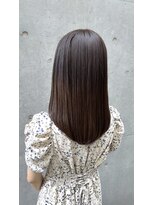 大人可愛いミディアムストレート【銀座】20代30代40代50代