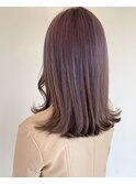 外ハネ*ラベンダーグレージュ