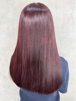 ルノン(LUNON)&nbsp;ホワイトグレージュミニウルフチェリーブラウンデジタルパーマ