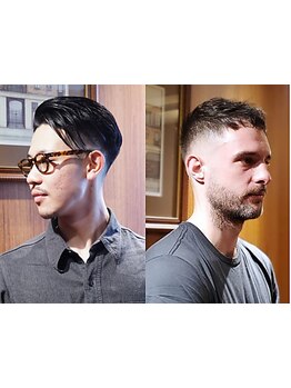 フェードカット/バーバースタイル/カジュアル/ビジネススタイルまで幅広く自信を持って高技術で理想へ導く!