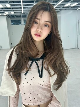 ユーフォリア エヌ 池袋サンシャイン通り店(Euphoria +n) 20代30代40代◎韓国ヘアー顔周りレイヤー似合わせカットロブ